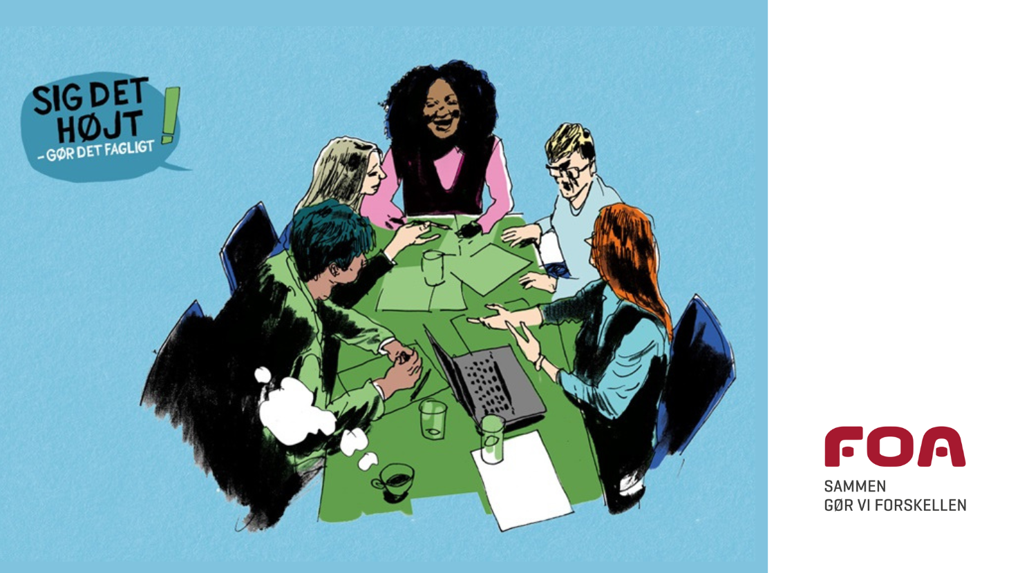 Sig det højt gør det fagligt.